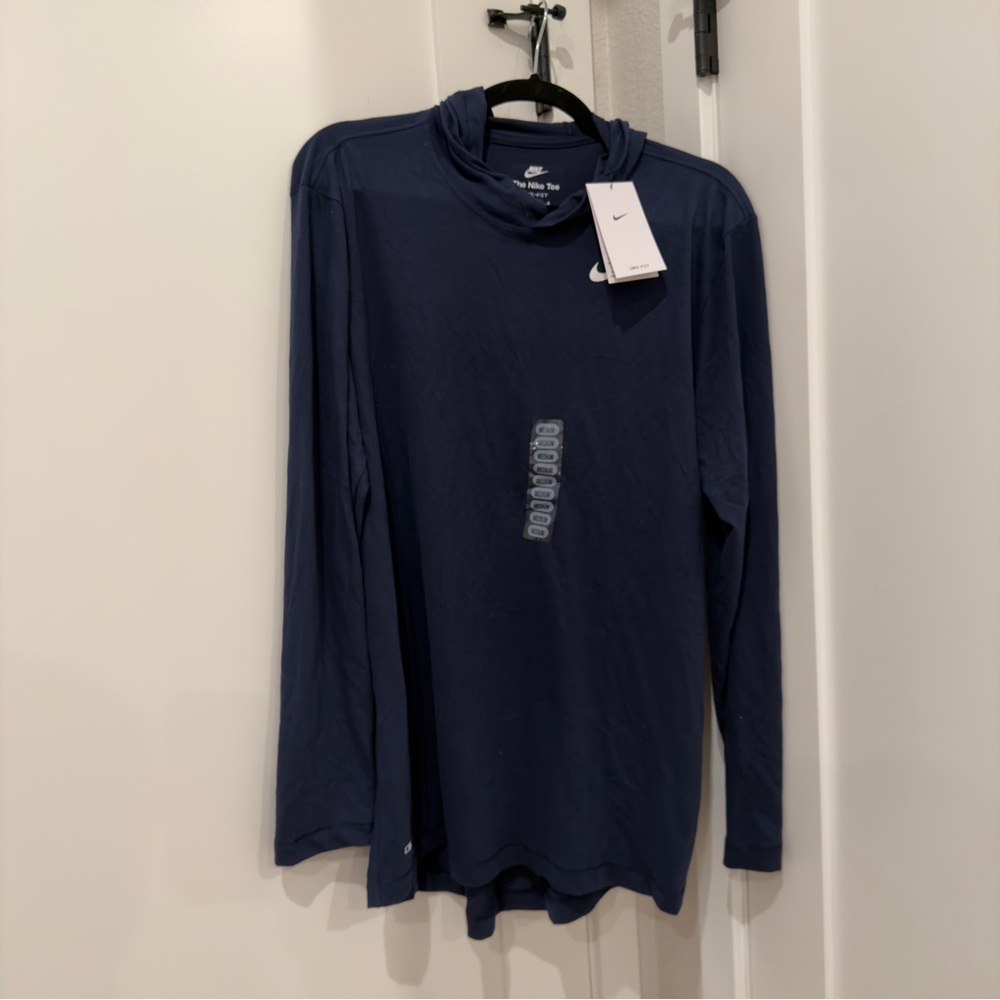 NWT Nike Dri-fit Long Sleeve Tee Hoodie
